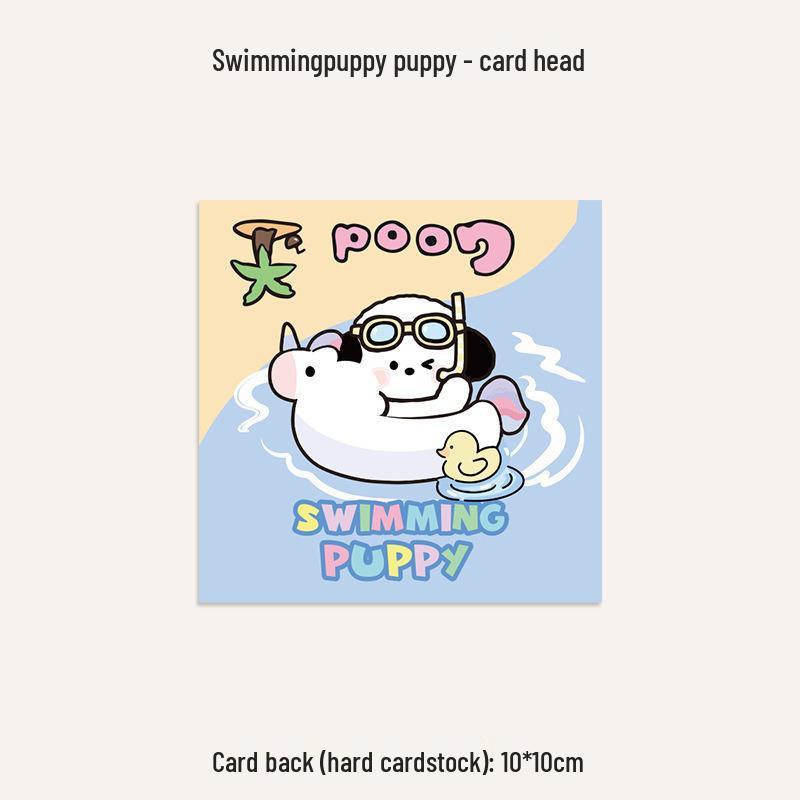 Self-Sealing Cute Card Packaging Bag Set for Small Cards