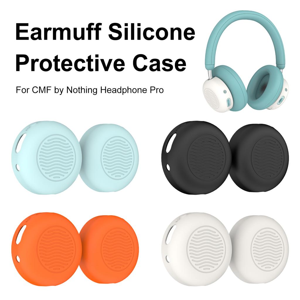 Soft Silicone Headphones Ear Pads for CMF by Nothing Headphone Pro Headphones Sweatproof Soft Washable Ear Cups Cover