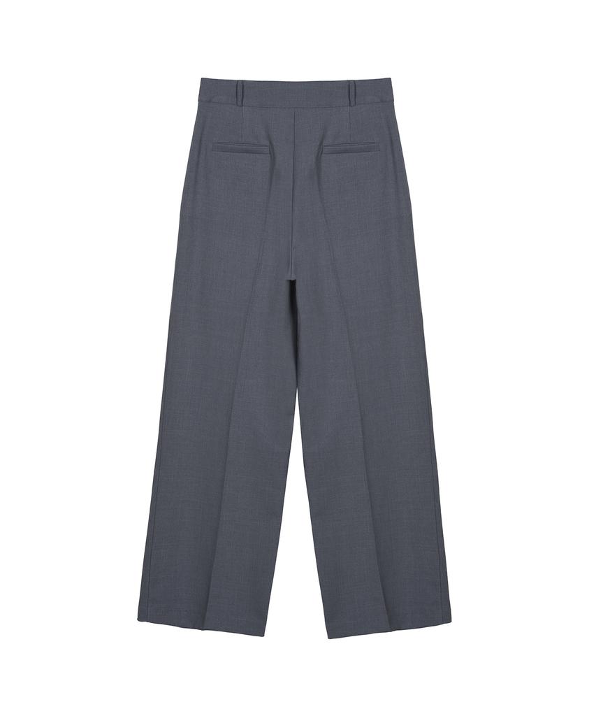 Nigaennikol Minimal Classic Loose Fit Slacks_Gray