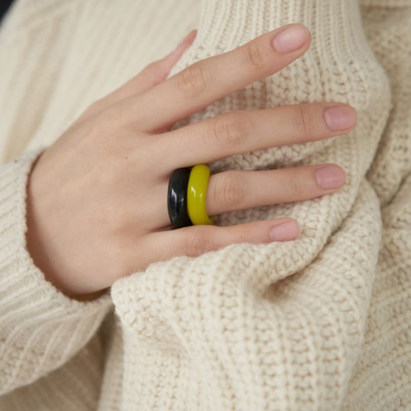 APIOH AUTUMN UGLY GLASS RIING