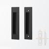 Modern Recessed Door Pull Hardware Collection Simple Installation For Wardrobes And Storage Areas
