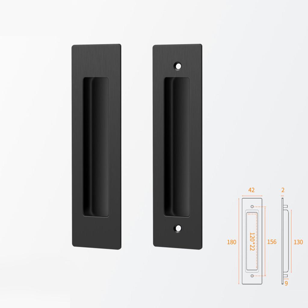 Modern Recessed Door Pull Hardware Collection Simple Installation For Wardrobes And Storage Areas