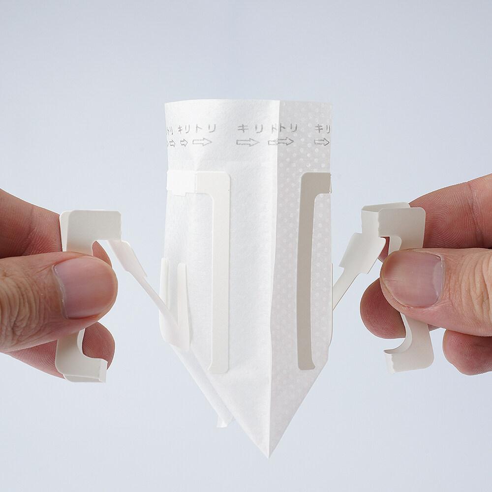i Cafilas [EDCF] (Japan Quality) 50/100 PCS Empty Drip Coffee Filter Bag Paper Dripper Super High Quality  Portable Hanging Ear Style