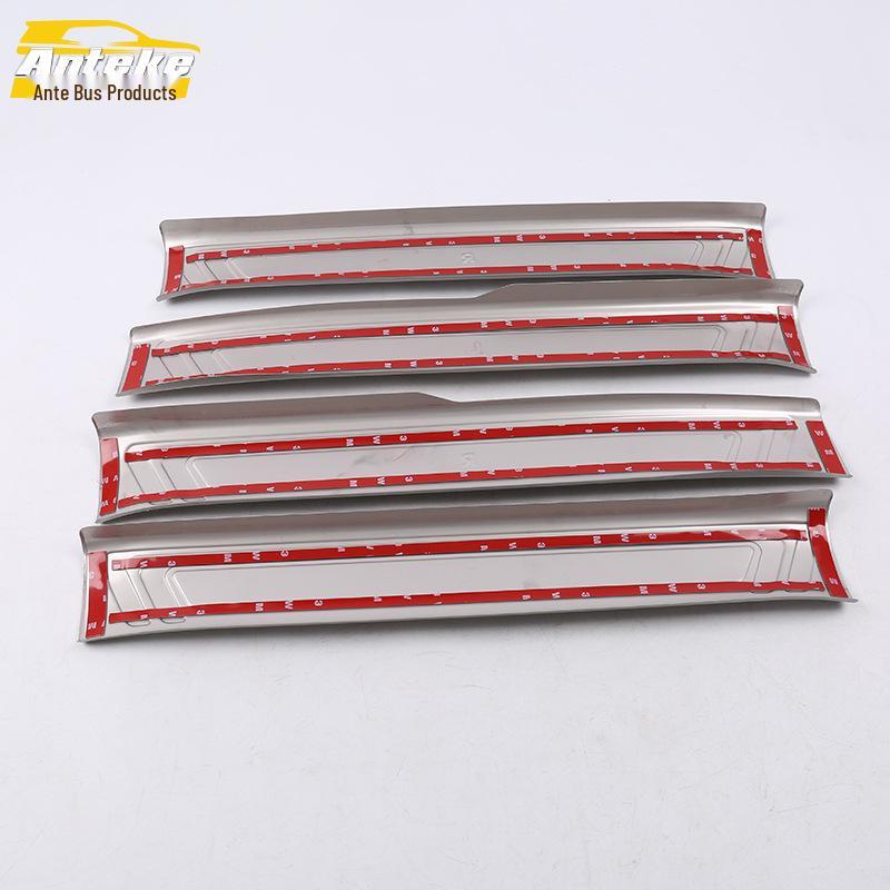 19 CX8 Sill & Bumper Trim Stickers: Bright Strips & Trunk Plate Modification Accessories