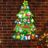 Felt Wall Christmas Tree Ornament Fun Handmade Toy Wall Felt Christmas Tree For Girl Kids Adults Nurseries Classrooms Living