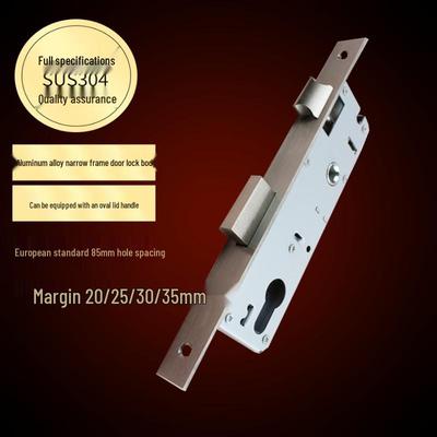 European Standard Stainless Steel Narrow Edge Door Lock 8535 for Aluminum Doors