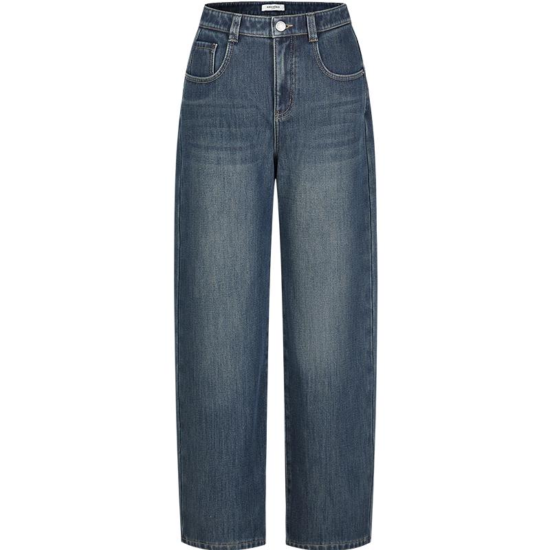 

JUZI Annakou Women s Relaxed Fleece Lined Curved Jeans S