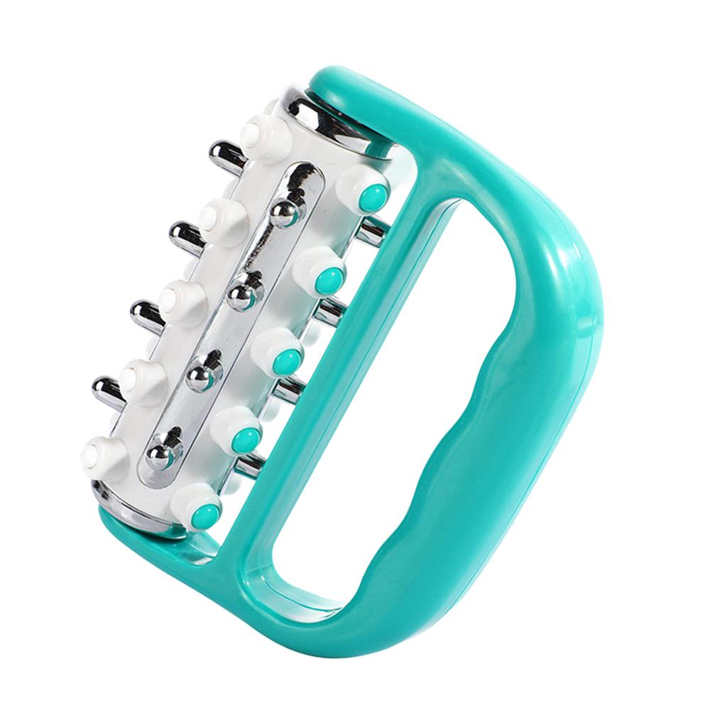 

Ручной массажер Массажер для целлюлита Расслабление фасций и массаж мышц Вращающийся на 360° ролик для плеч спины талии ступней рук зелёный