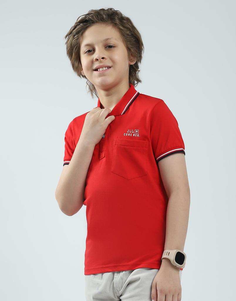 MONTE CARLO Men's Regular Fit Solid Half Sleeve Polo T-Shirt