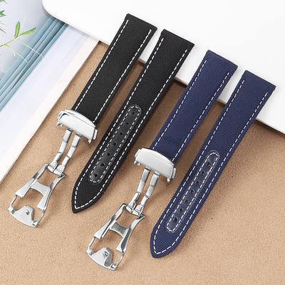 For Omega Seamaster 300 Watch Strap for Speedmaster AT150 for Snoopy 310.32 Series Canvas Nylon Watchband 19 20 21 22mm Bands