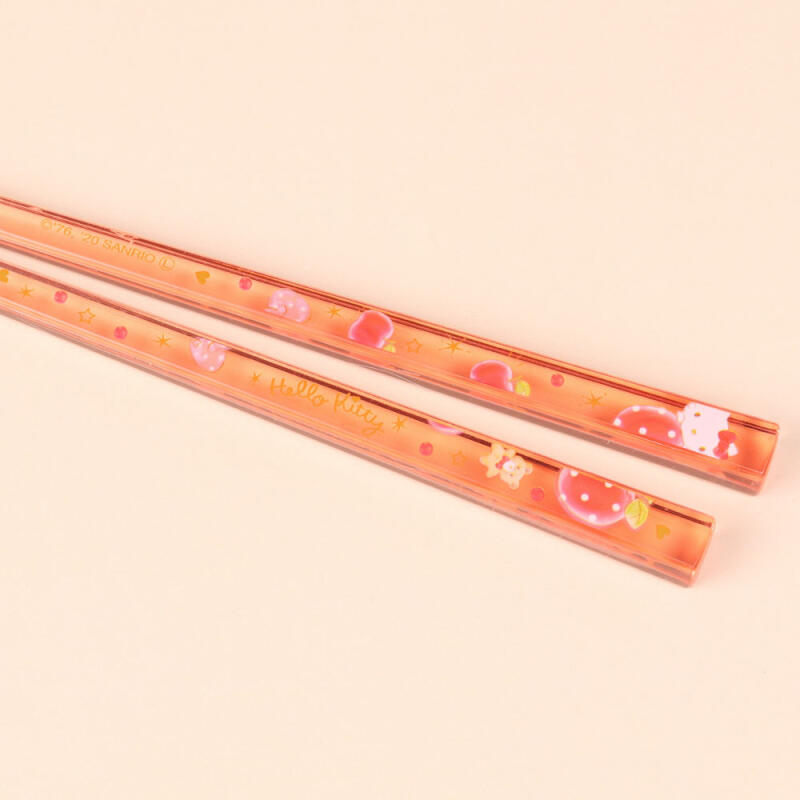 Hello Kitty Happiness Girl Acrylic Chopsticks 21cm