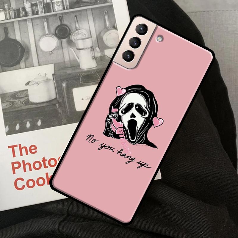 Ghostface Scream-fodral för Samsung Galaxy S21 FE S8 S9 S10 Plus Note 10 Note 20 Ultra S20 FE S22 Ultra Coque