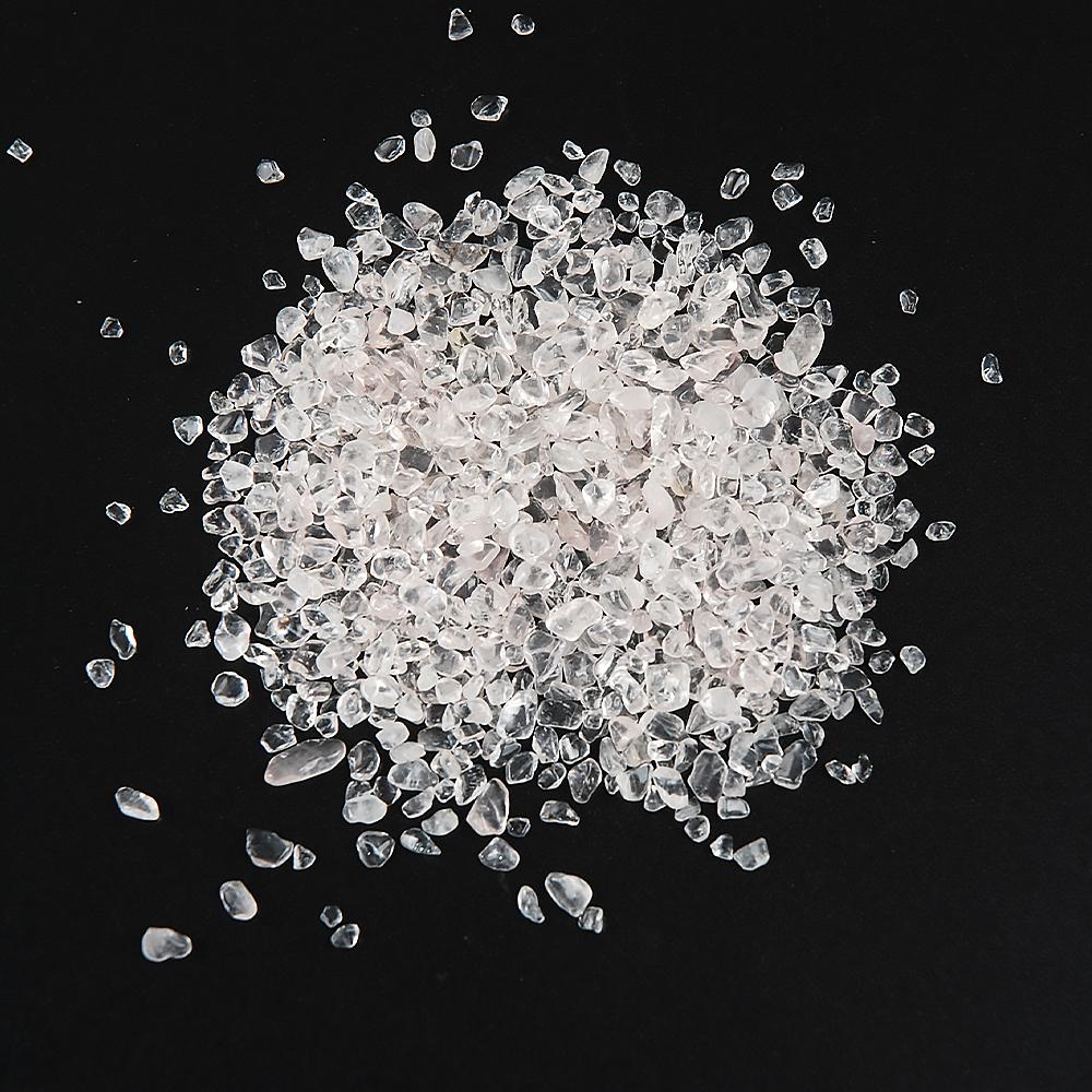 Hisenlee 500G Natural Crystal Aquarium Gravel Rocks Tumbled Crushed Stones Fountain Vase Planters Decorative Christmas New Year
