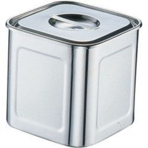 Sanpo Sangyo Deep Square Kitchen Pot, 15cm, 18-8 Stainless Steel, China, AKK06015