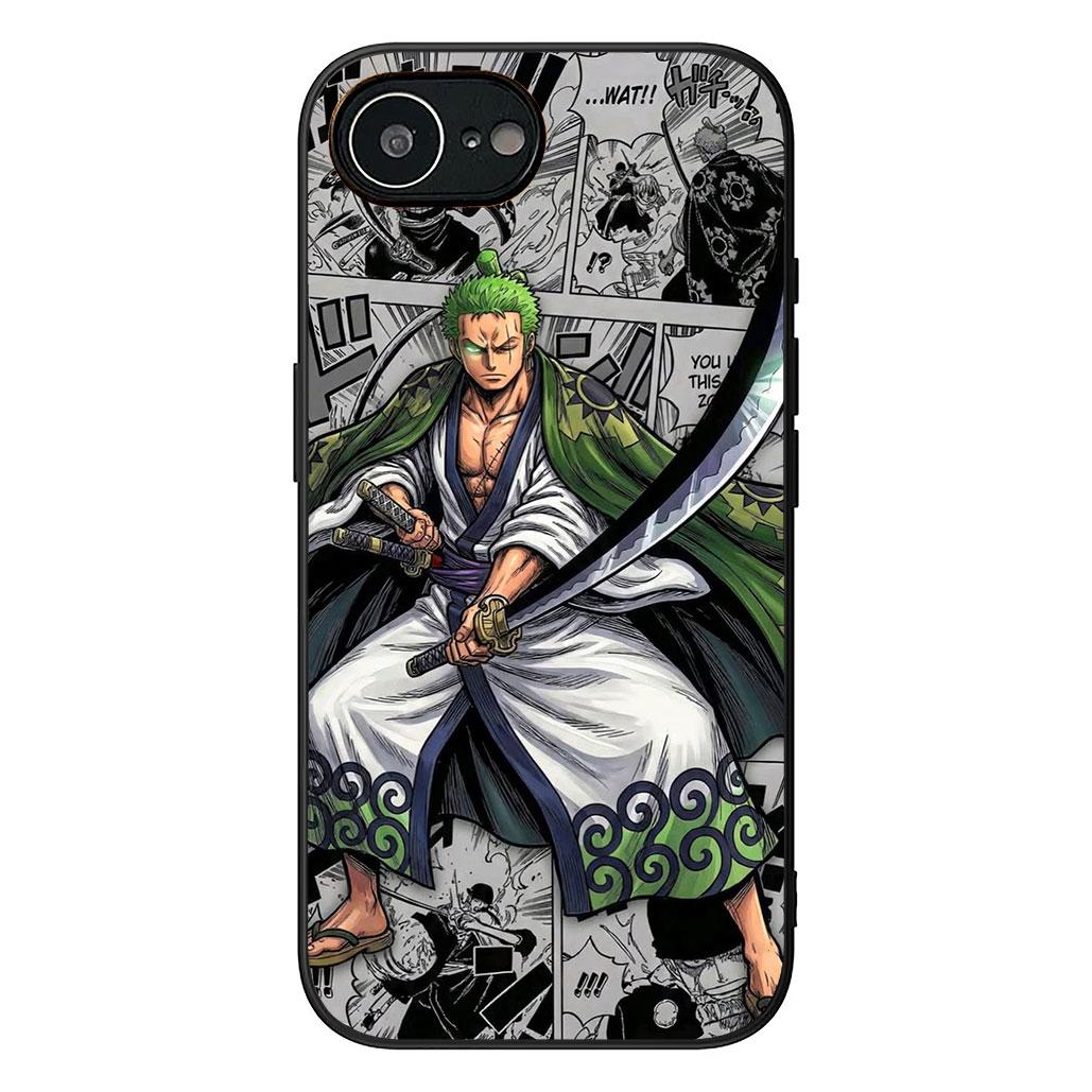 

Luffy One Piece Roronoa Zoro Nico Robin Cover for Apple iPhone 12 13 Mini XS 11 Pro Max 7 8 Plus + XR 8+ X SE 2020 SE3 Case iPhone(7Plus)(8Plus)