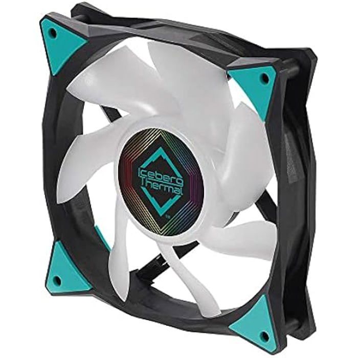 Ventilateur - Iceberg - IceGALE RGB - 120 mm - PWM - Noir - Dual Roulement
