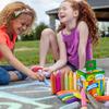 Crayola Jumbo Chalk for Outdoor 12 Authentic Water-Removable Use, Colors, 512012,