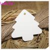 100PCS Hot Party Wedding Kraft Paper Christmas Tree Shape DIY Gift Tag