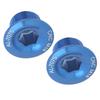 4PCS Blue Bike Crank Arm Bolts M18 Crank Screw Cap Durable Bicycle Crank Fixing Bolts  Bike