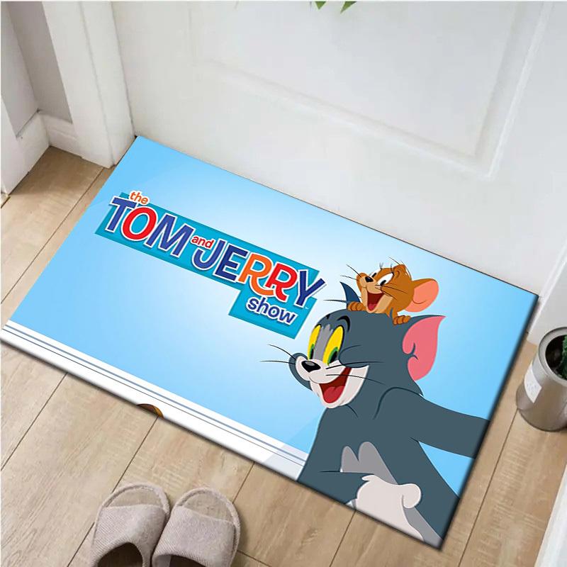 

1pc Office Carpet Chair Mats Tom and Jerry Show Perfect for Office Chairs, Living Rooms, Or Bedrooms,Polyester Carpet.HDT206 60cm by 90cm