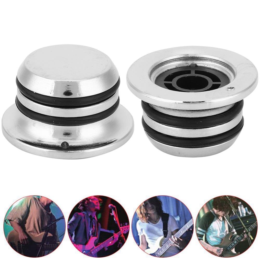 3PCS Metal Guitar Knobs Silver Color Bass Knobs Volume Control Knobs For Electric Guitar