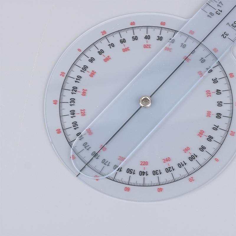 Goniômetro calibrado de 360 graus Physio Medical Joint Angle Measure Ruler
