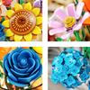 Non-Toxic 8-In-1 Bouquet Building Blocks Toys Model Romantic Flower Bouquet Bricks Toy Set Desktop Ornament Valentine'S Day Christmas Gift