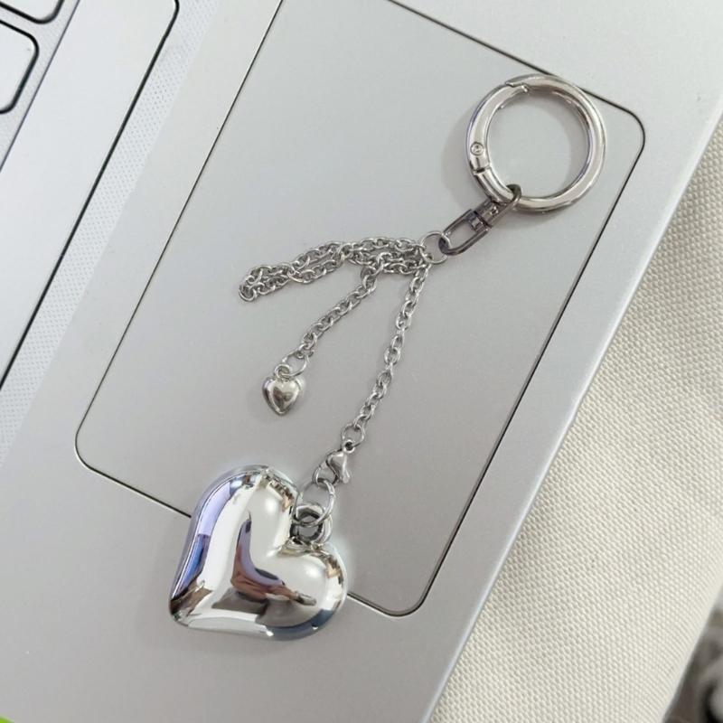 Keychain Heart Keys Rings Alloy Material Keyring Keys Holder Perfect for Women