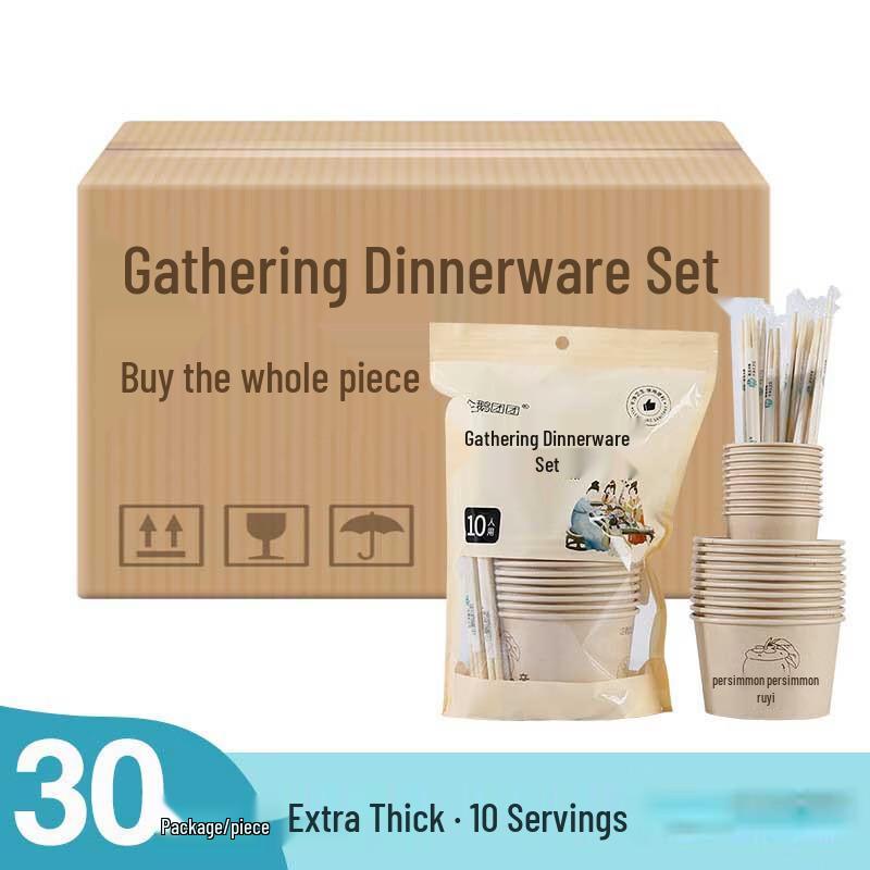 Penguin Tuan Tuan Disposable Tableware Set
