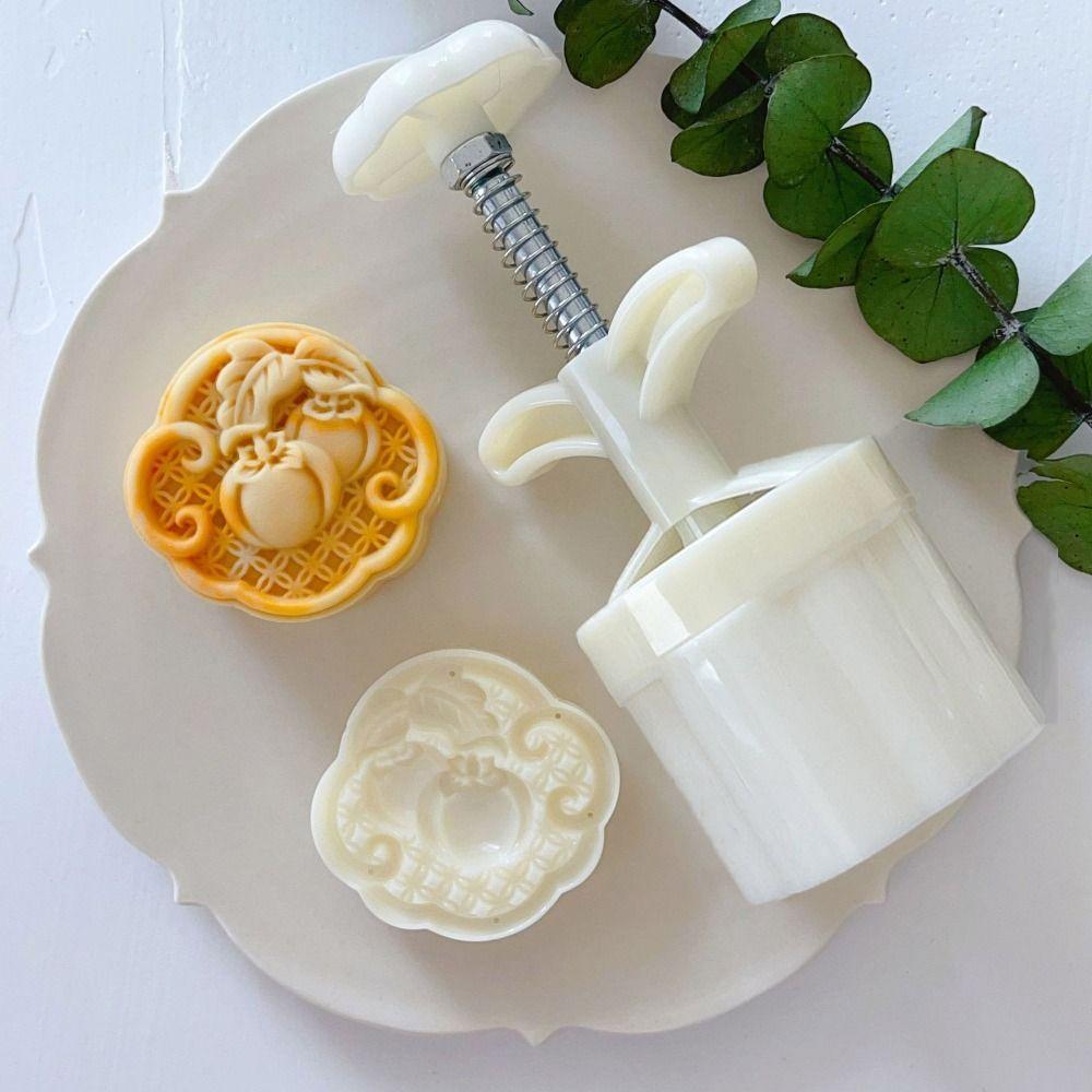 

Embossed Cookie Mold Chinese Retro Pattern Pastry Mold Mung Bean Cake Mold Mooncake Mold Bakery