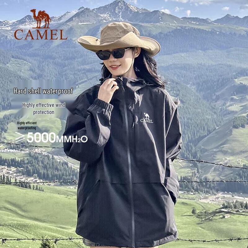 CAMEL Unisex Outdoor Waterproof Hardshell Jacket