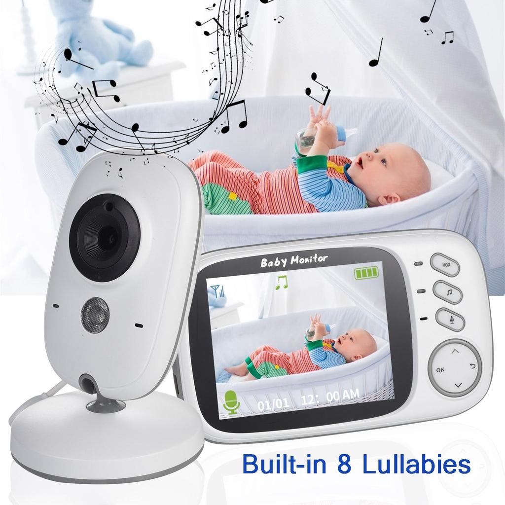 VB603 Video Baby Monitor 2,4G Wireless mit 3,2 Zoll LCD 2 Weg Audio Sprechen Nachtsicht Überwachung Sicherheit Kamera babysitter
