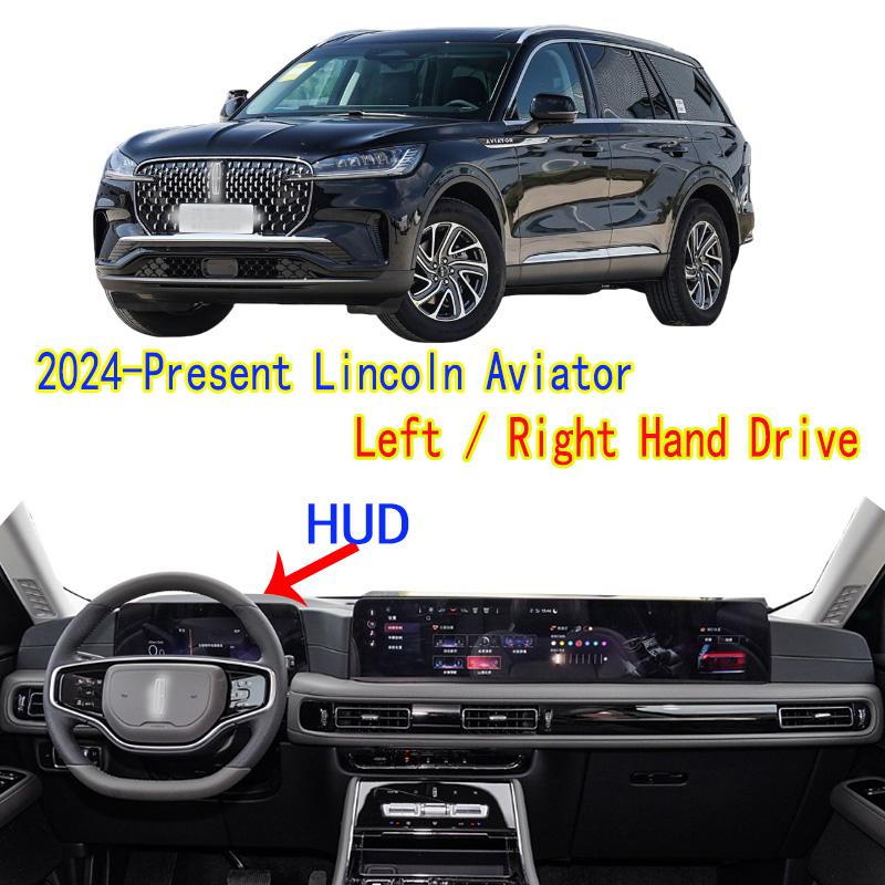 For 2024 2025 2026 Lincoln Aviator Dashmat Anti-Slip Dash Mat Dashboard Cover Instrument Panel Sunscreen Pad