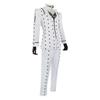 Anime Bizzarro Bruno Bucciarati Costume Cosplay Completo Uniforme Bianca Nera Uomo Donna Set Completo Hallowen Cosplay Avventura Bruno Parrucca