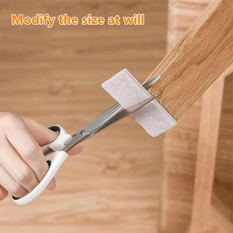 Felt Chair Leg Pads 2mm Self Adhesive Furniture Leg Feet Rug Felt Pads Anti Slip Mat Bumper Damper For Chair Table Protector