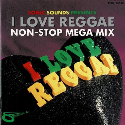 CD VARIOUS - Sonic Sounds Presents I Love Reggae TECX25583 24x7 Records 1993 Japan Reggae, Ska & Dub Begagnad