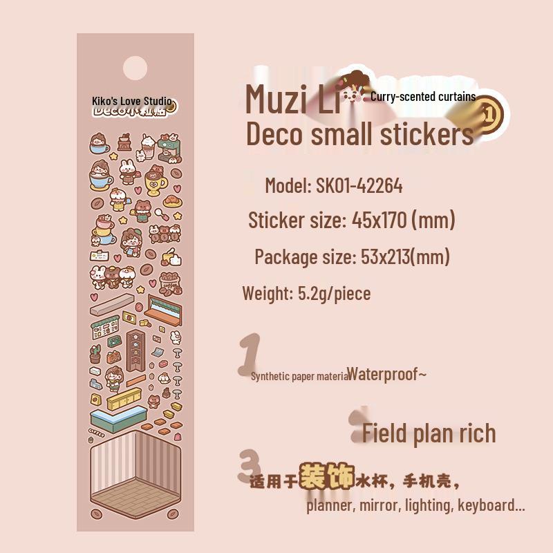 Muzili Deco Dot Stickers - Little Nose Ga - M5 Journal Decoration