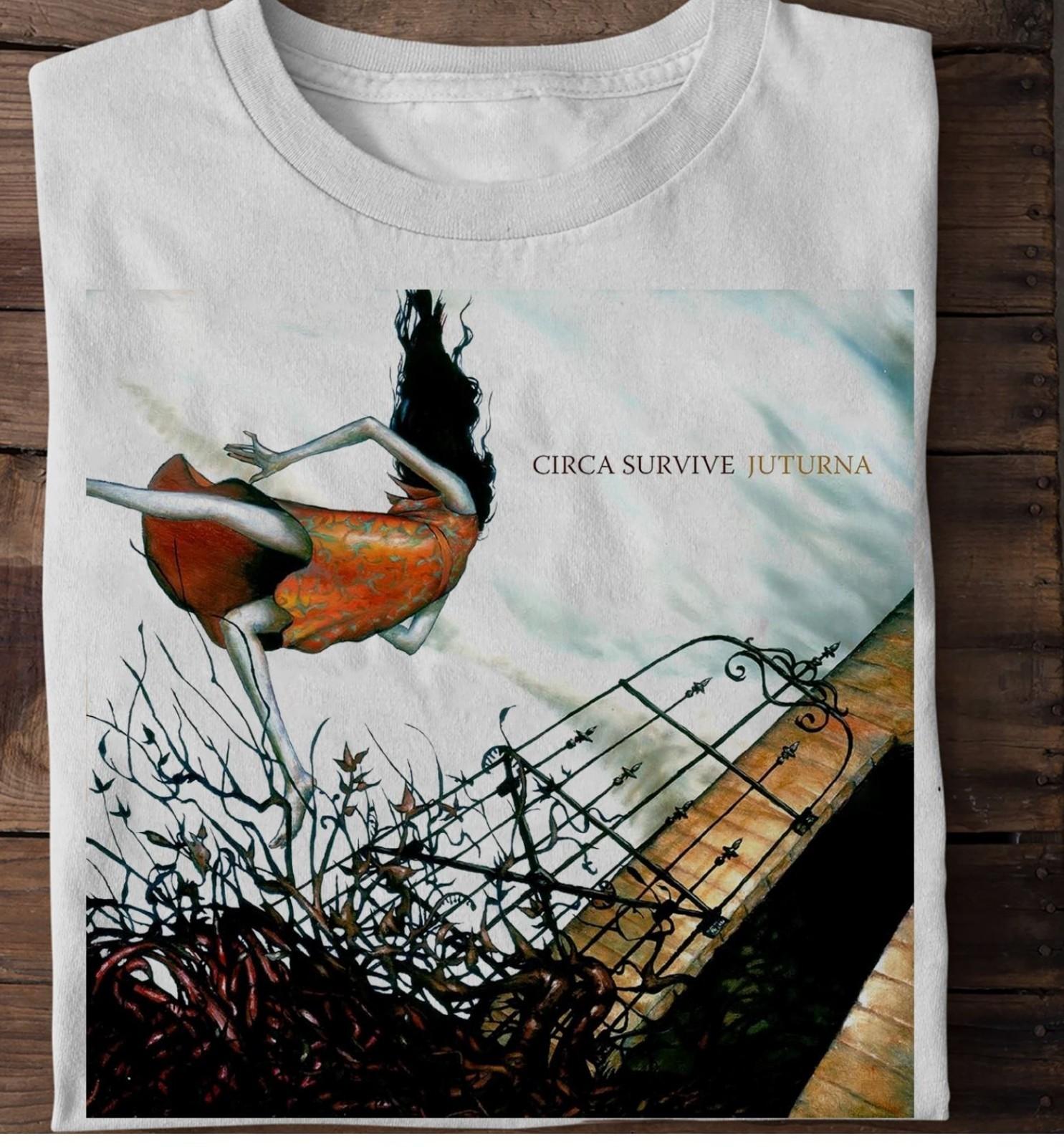 NEW Circa Survive Juturna Album White All Size T-Shirt L