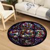 Bedroom Kids Play Floor Carpet Door Mat Modern Living Room Carpet Notre Dame Church Painted Round Room Carpet Chair Mat