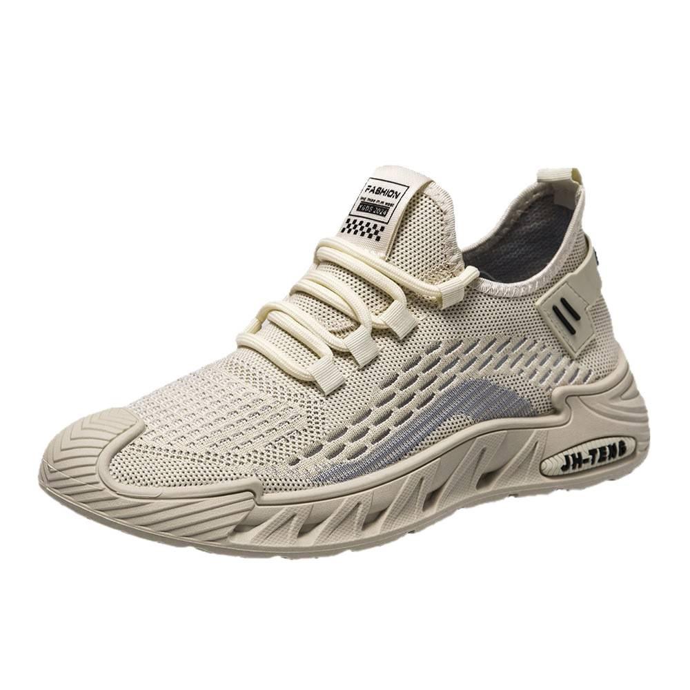 New Fly-woven Running Shoes Soft Sole Comfortable Casual Shoes Trendy Shoes Mesh Breathable