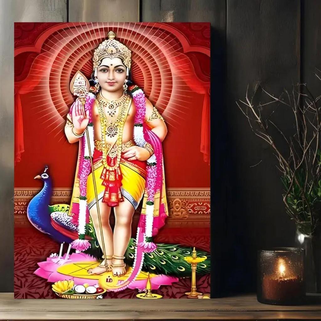 Religious Figures Decorative Oil Canvas Painting with Pine Wood Frame for Living Room