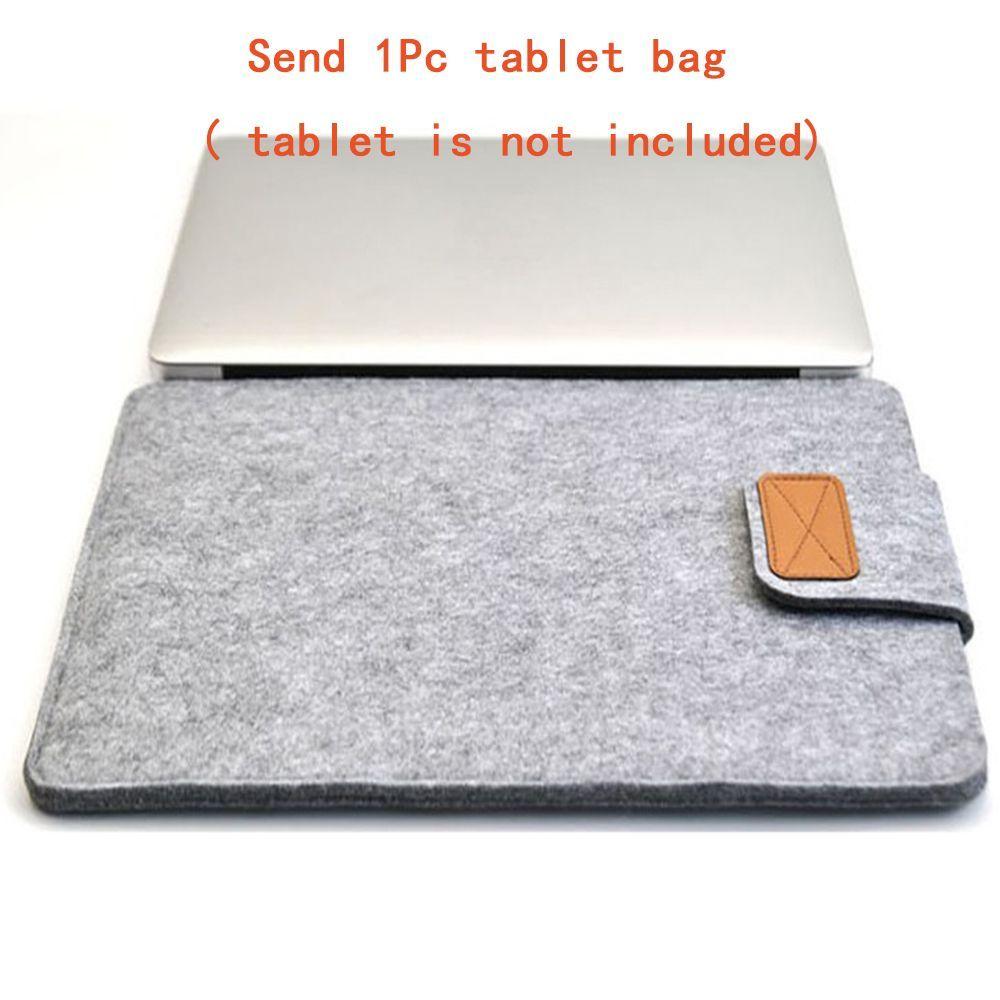 Fabric Envelope Pocket Wool Felt Pouch Capa Tablet Covers Sleeve Case