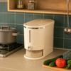 Visible Design Press Metering Rice Bucket Anti-Insect Flour Storage Bucket  Rice Storage