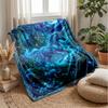 Mermaid and Unicorn Theme blanket Lightweight Warm Flannel Blanket Decorative Throw Blanket for Home Decoration
