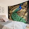 Peacock In The Forest Tapestry Room Decoration Wall Hanging for Living Room Bedroom, dormitory, Birthday and Christmas gifts