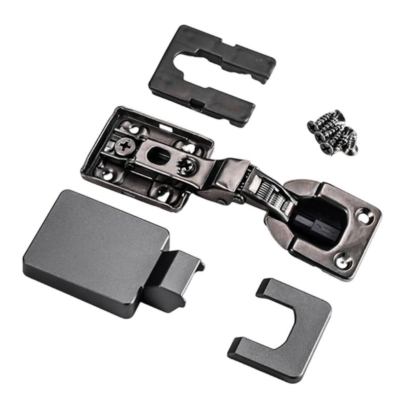 Space Saving Concealed Cabinet Door Hinge Adjustable Tension Mechanism Soft Closing Wardrobe Hinge For Quiet Operation