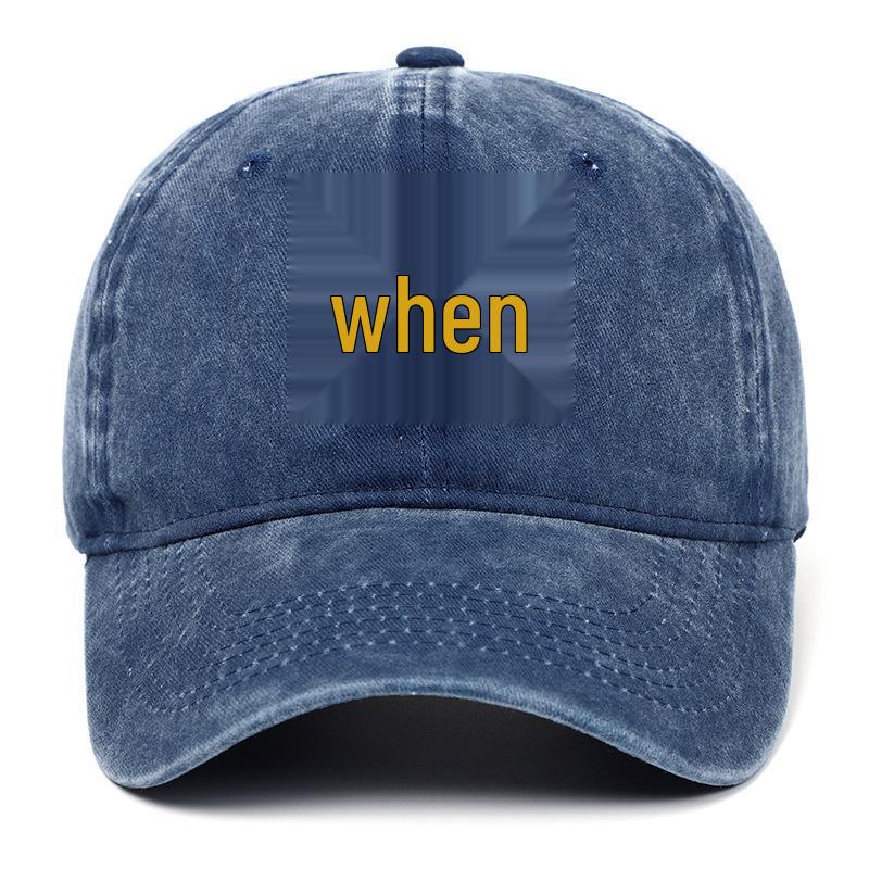 Unisex Vintage Washed Baseball Cap - Embroidered Beach Sunrise, Breathable & Sun Protective for Summer Outdoor Activities
