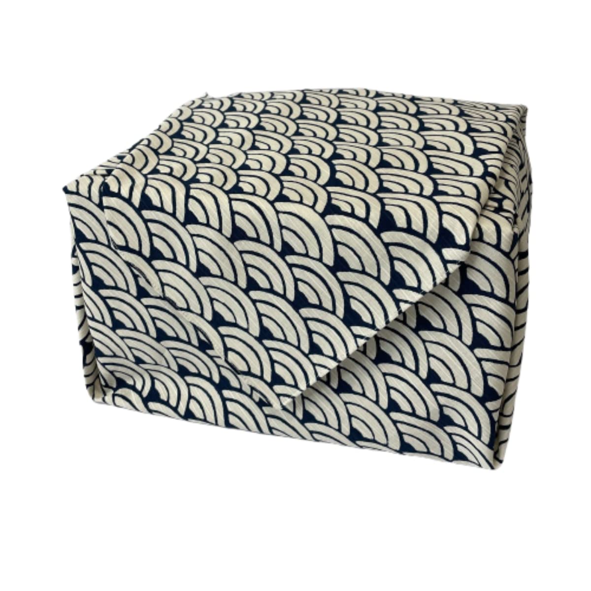 

Фукуічі Ютокудо Великий Фурошікі Сейґайха Бавовна Класичний Зроблено в Еко Подарунок Стильний Індиго та Білий Хвилі (Обгорткова тканина), (Блакитна хвиля) візерунок,