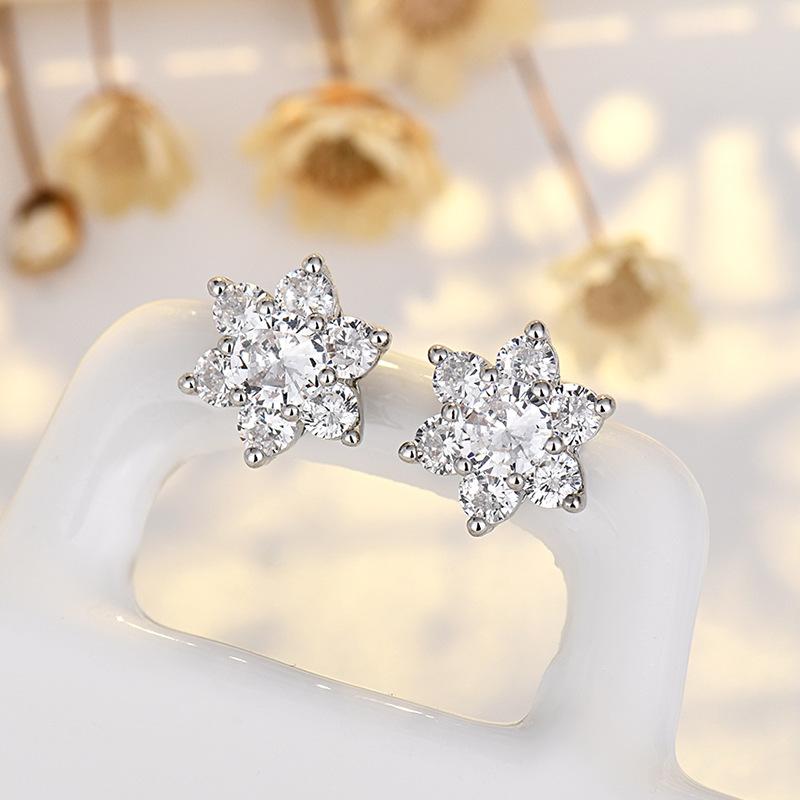High-end Snowflake Earrings for Women