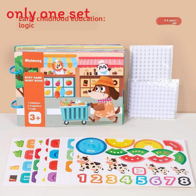 Wooden Tearing Book For Baby And Toddler Educational Play Toy For Early Learning